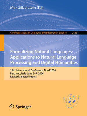 cover image of Formalizing Natural Languages